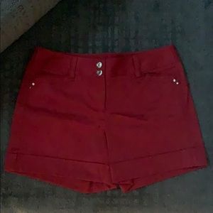 WHBM 5” Size 2 Burnt Red Shorts, NWT